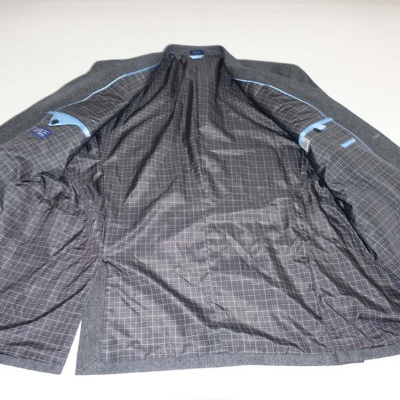 MADE Cam Newton Men's Sport Coat Size 48 Regular Gray Wool Blend Blazer 48R - Picture 6 of 8
